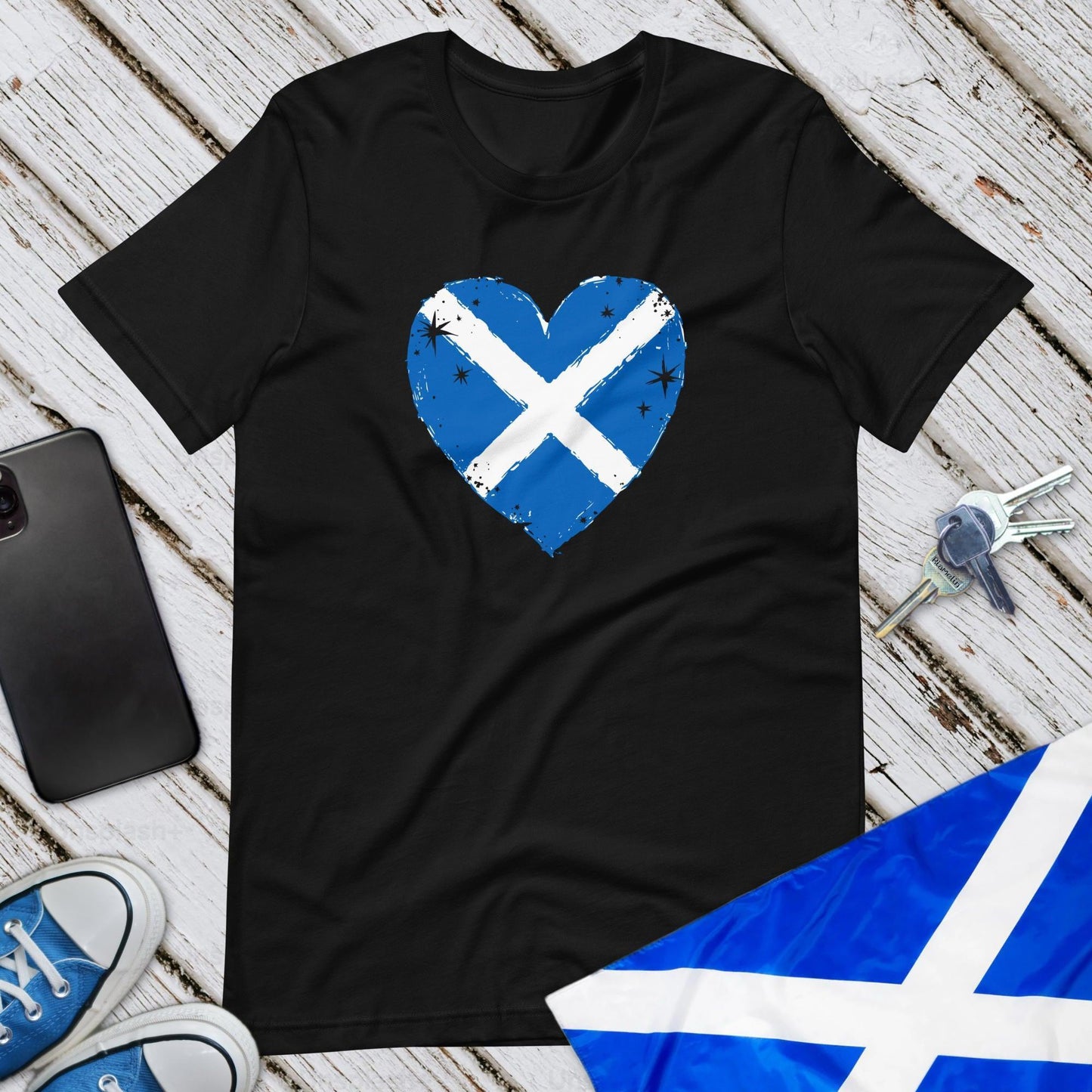 Scottish Heart Unisex T-Shirt