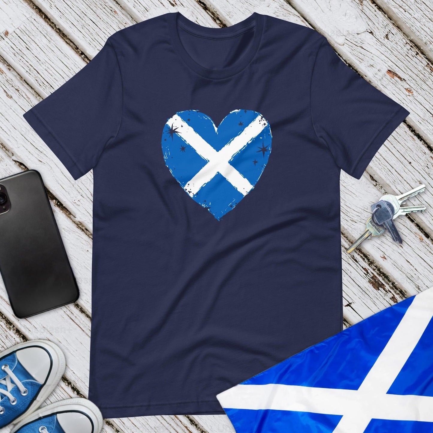 Scottish Heart Unisex T-Shirt