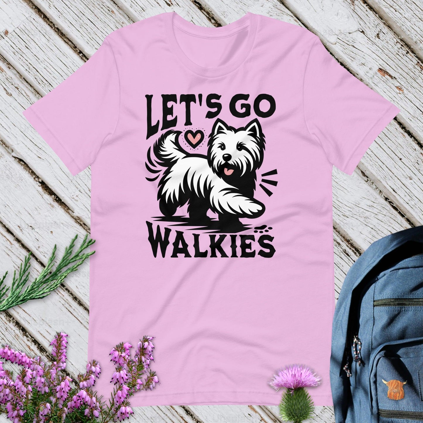 Let's Go Walkies Unisex T-Shirt