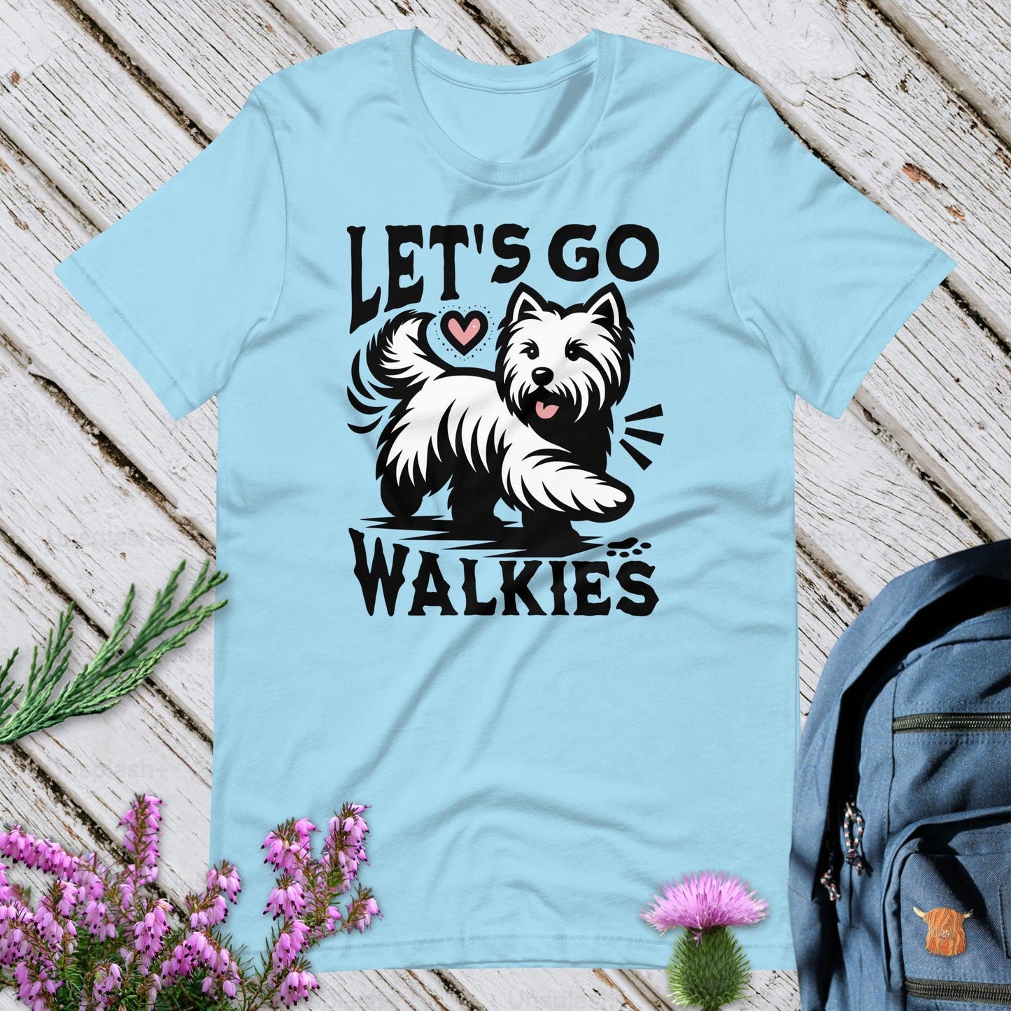 Let's Go Walkies Unisex T-Shirt