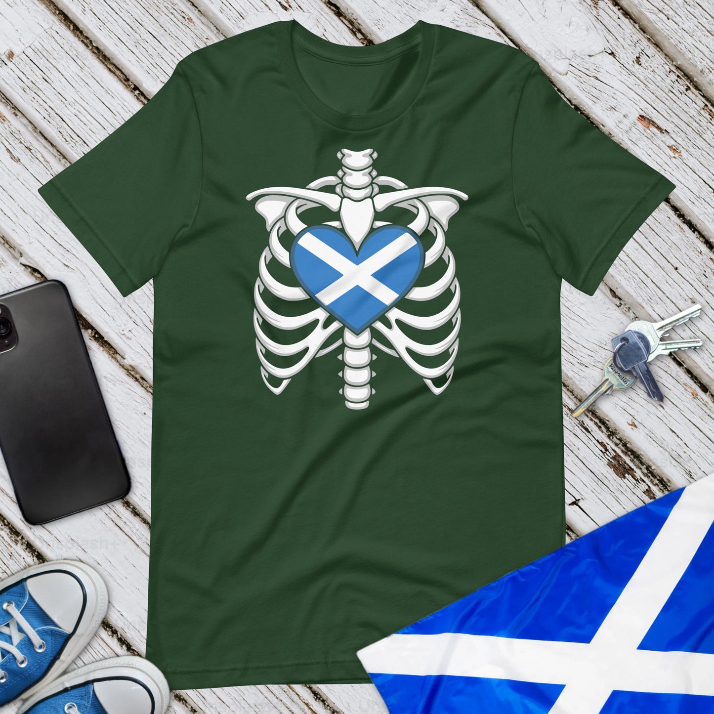 Scottish Heart Unisex T-Shirt