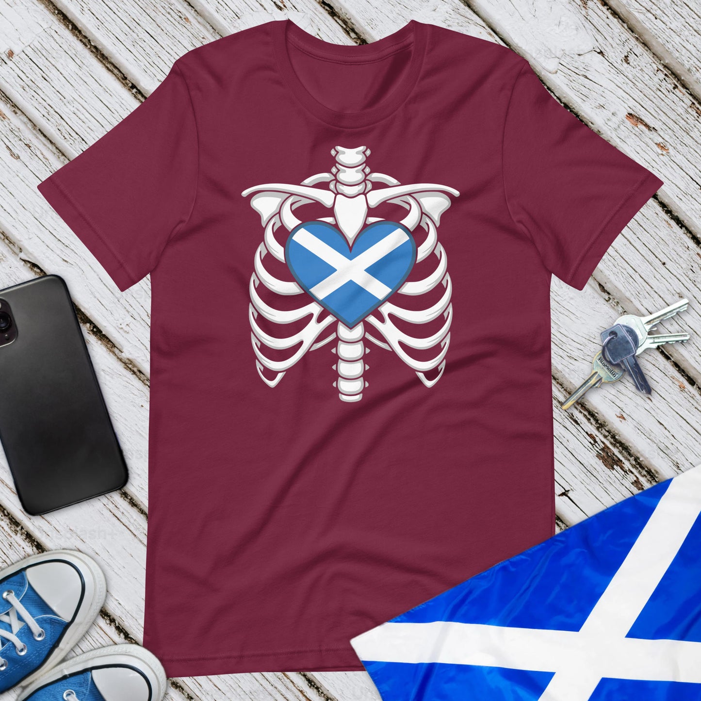 Scottish Heart Unisex T-Shirt
