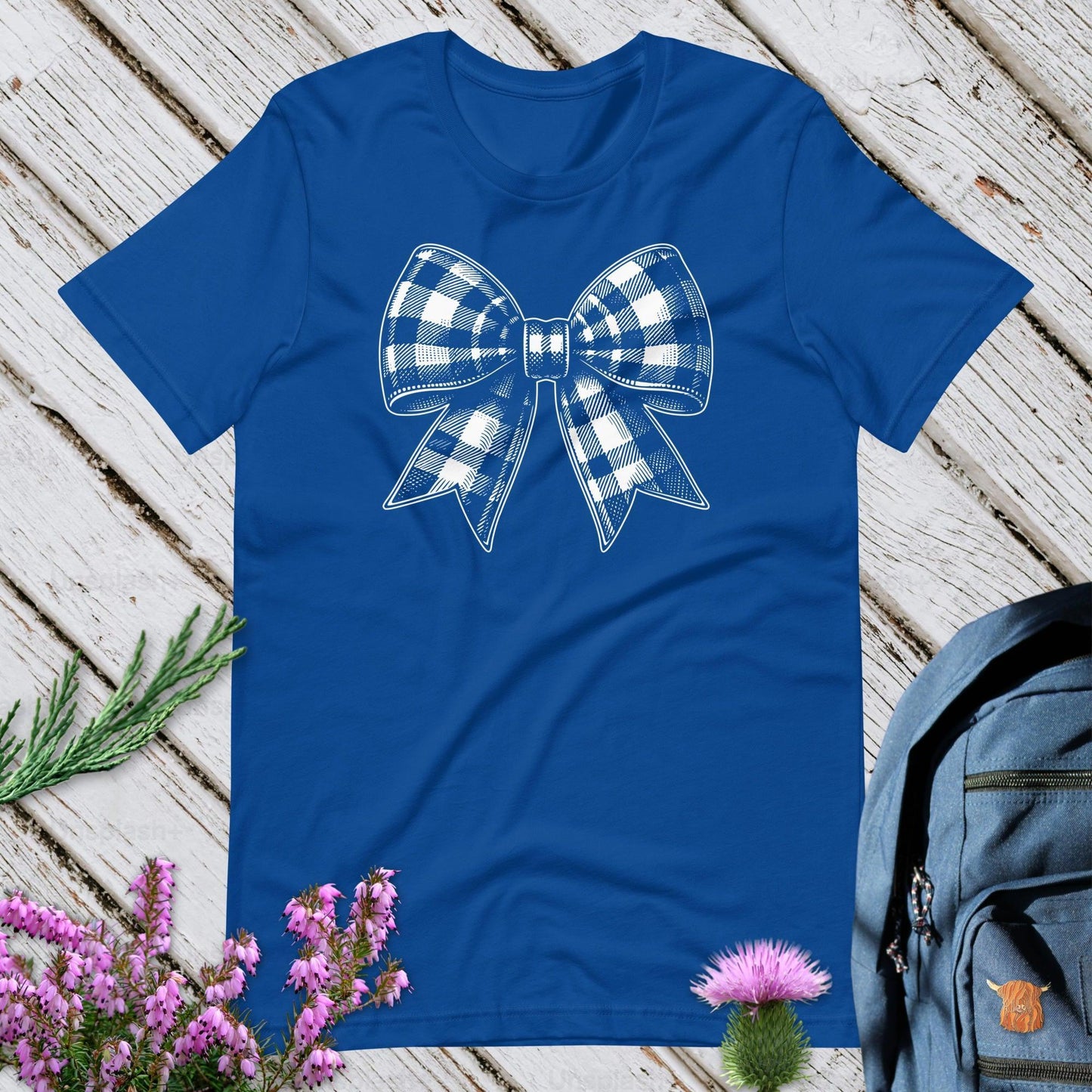 Tartan Bow Unisex T-Shirt
