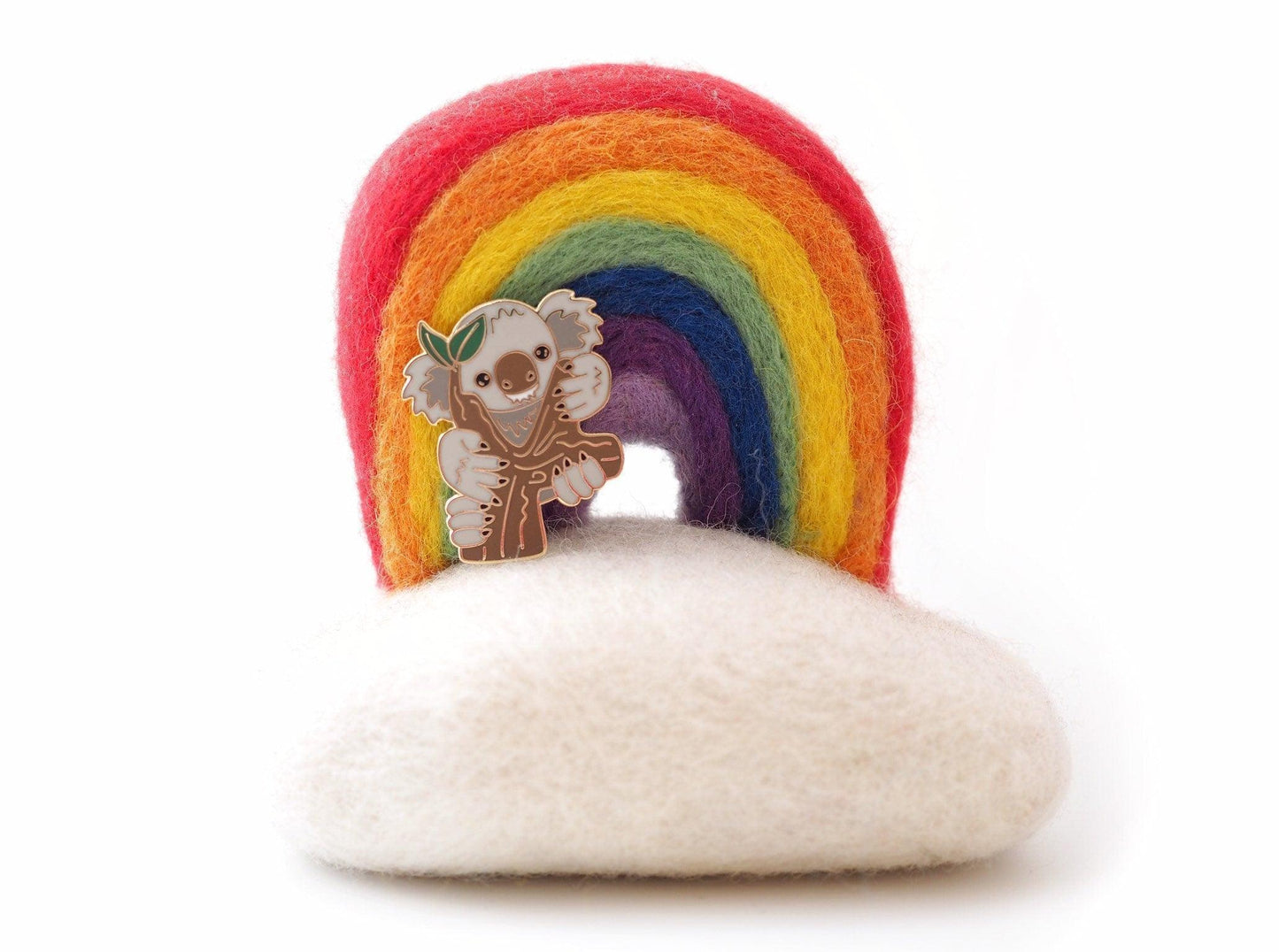 Koala hard enamel pin. Tree hugger lover.