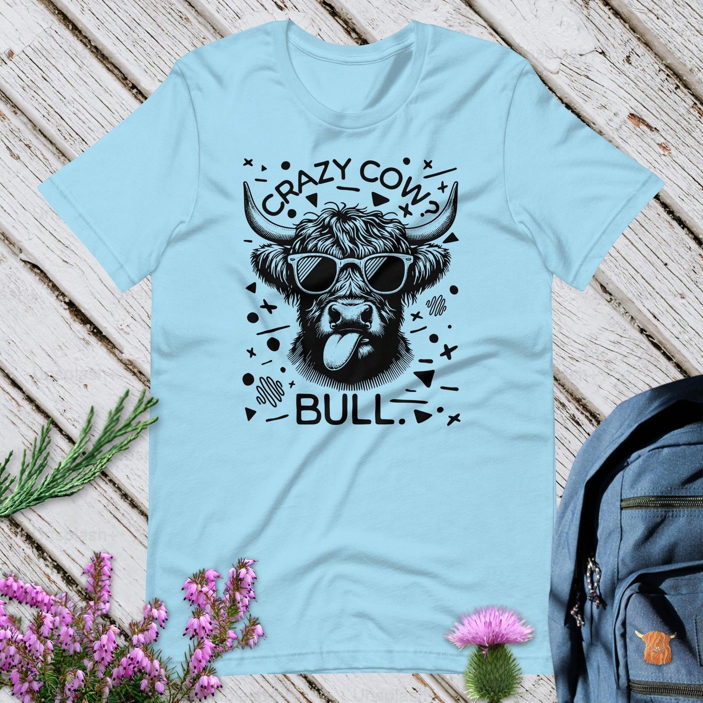 Crazy Cow? Bull Unisex T-Shirt