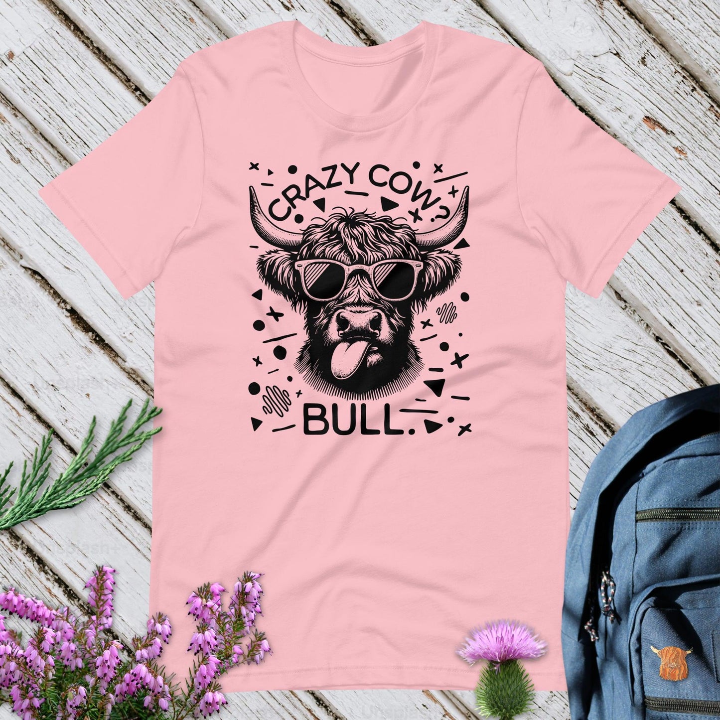Crazy Cow? Bull Unisex T-Shirt