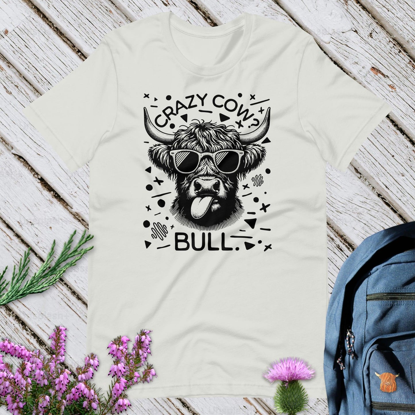 Crazy Cow? Bull Unisex T-Shirt