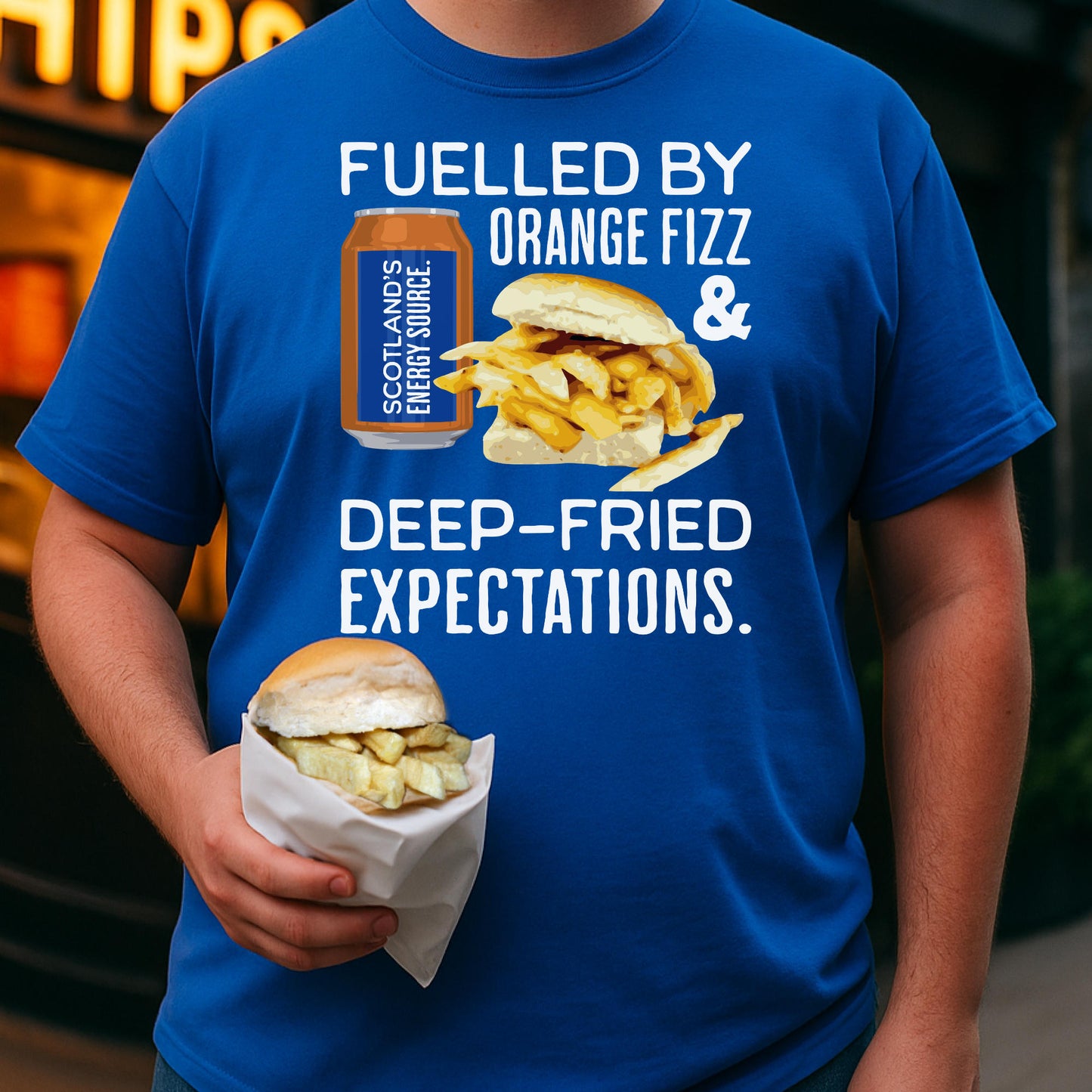 Deep Fried Expectations Unisex T-Shirt