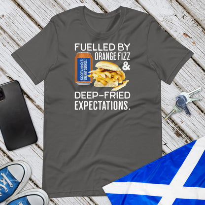 Deep Fried Expectations Unisex T-Shirt