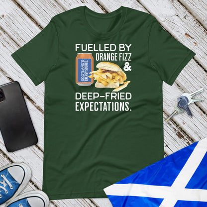 Deep Fried Expectations Unisex T-Shirt