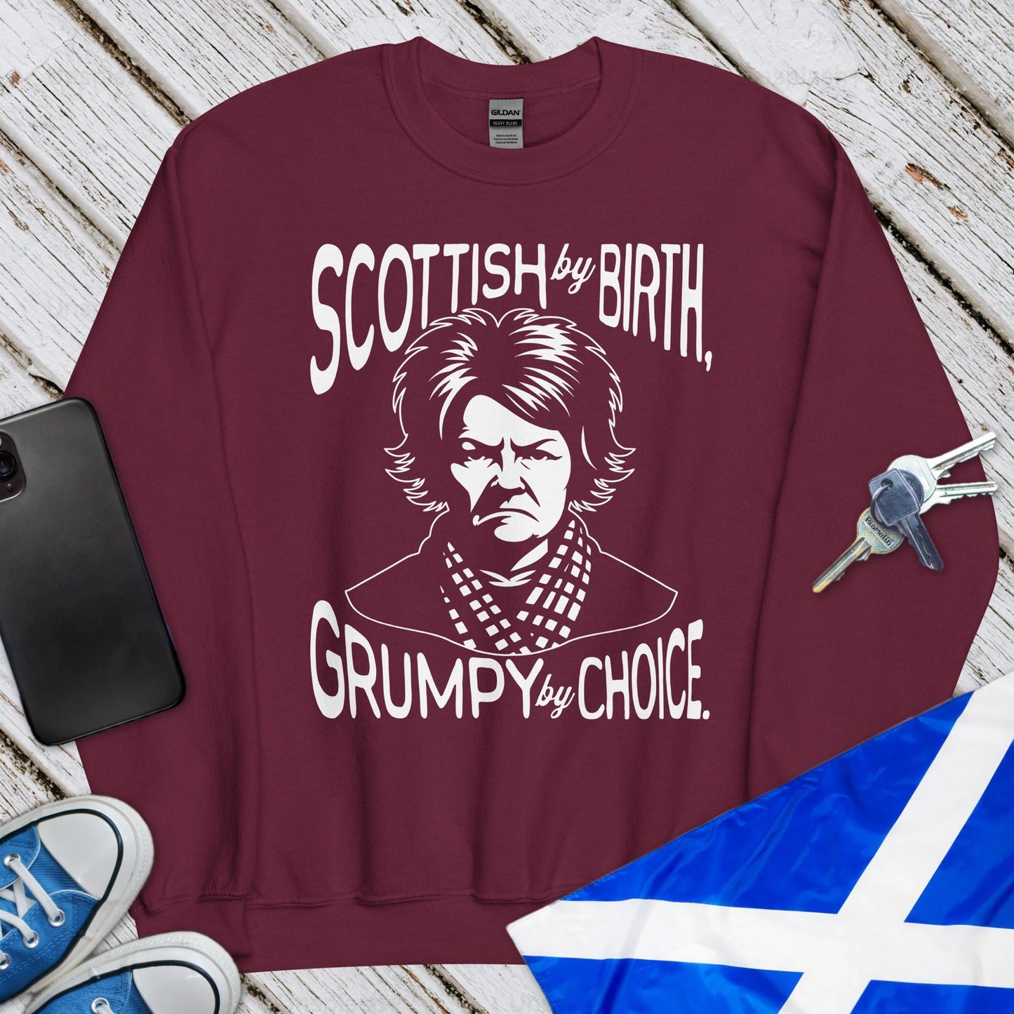Grumpy By Choice Unisex Sweatshirt
