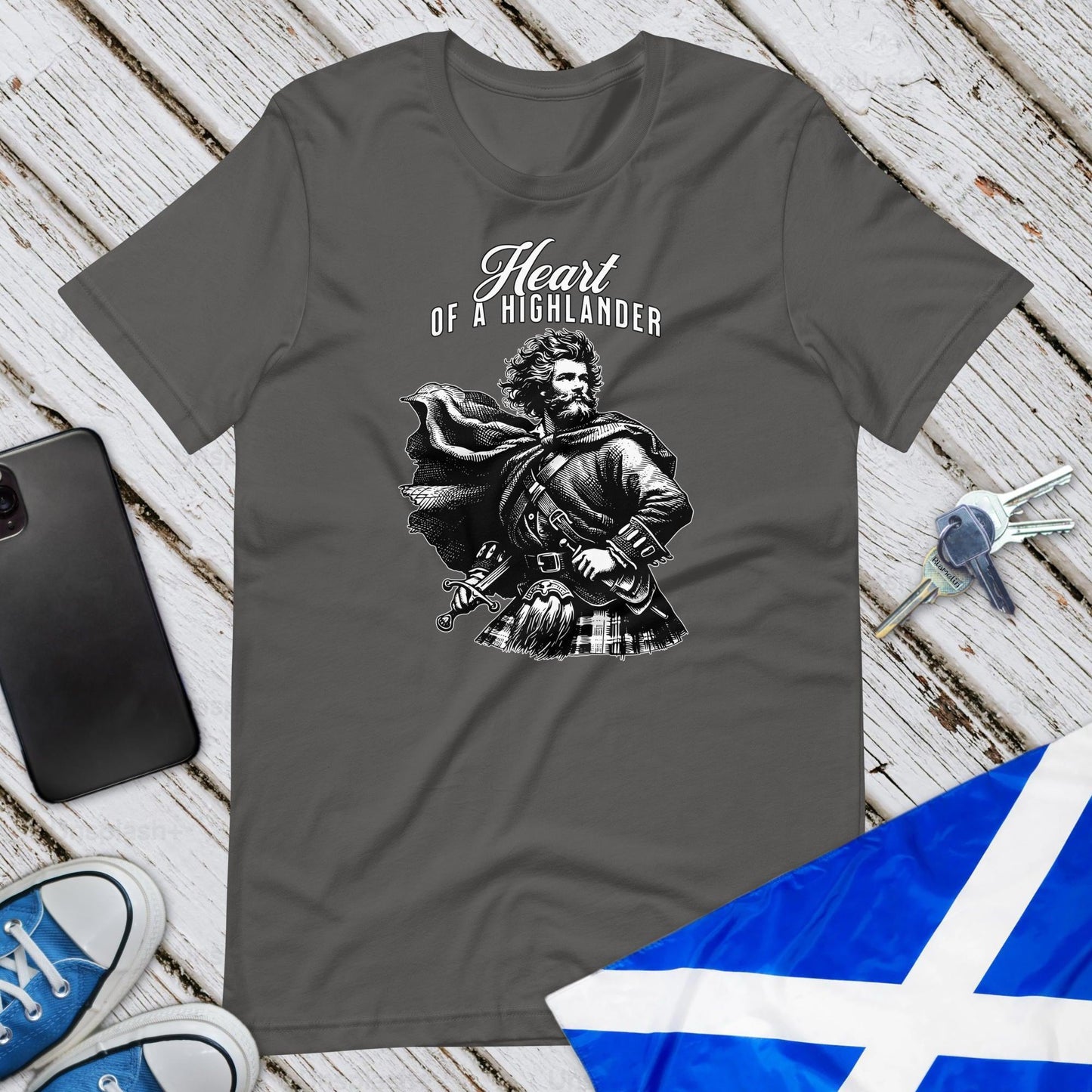 Heart Of A Highlander Unisex T-Shirt