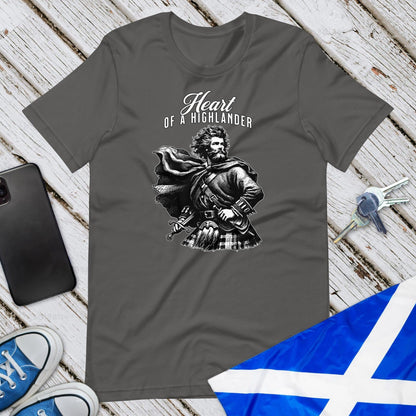 Heart Of A Highlander Unisex T-Shirt