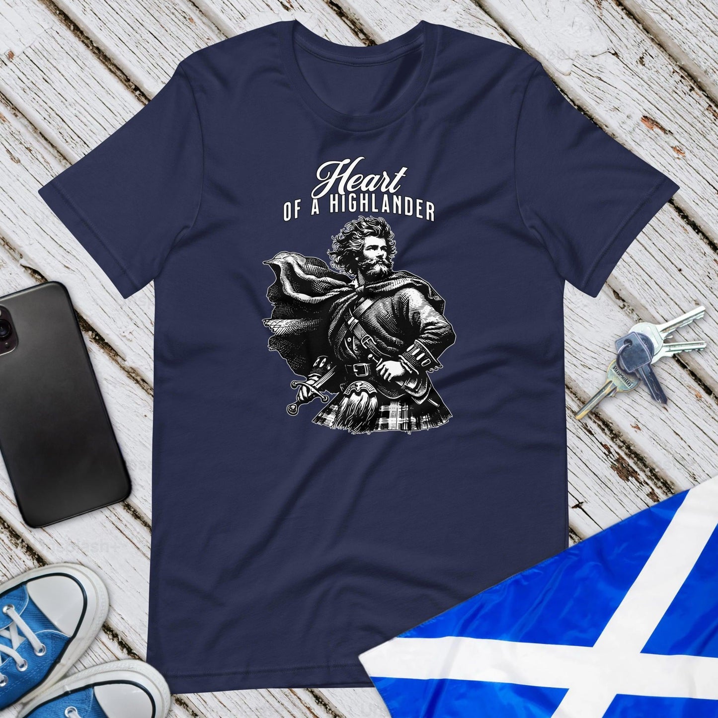 Heart Of A Highlander Unisex T-Shirt