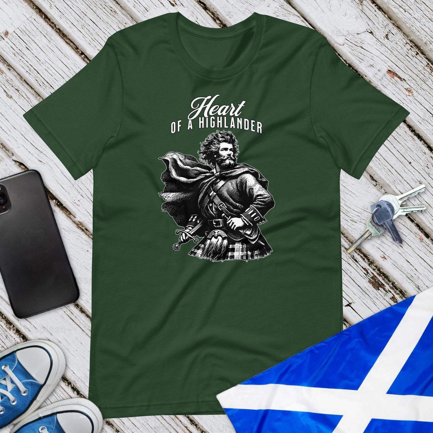 Heart Of A Highlander Unisex T-Shirt
