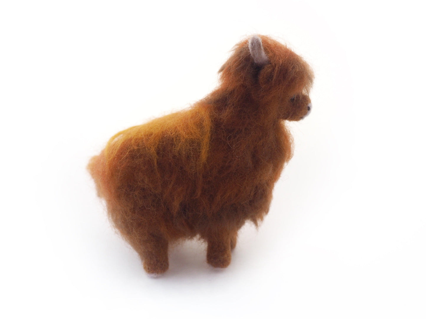Needle Felted Highland Cow