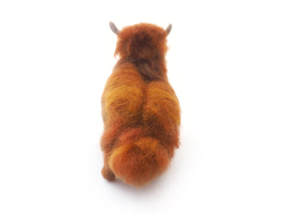 Needle Felted Hairy Coo