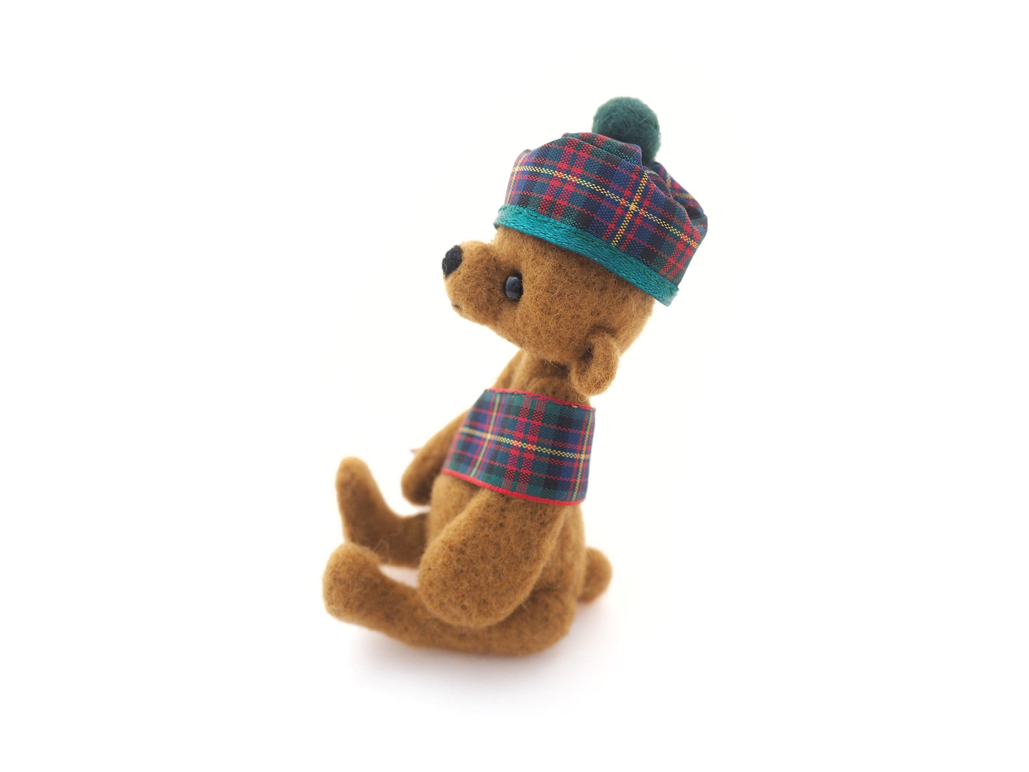 Needle Felted Scottish Artist Bear