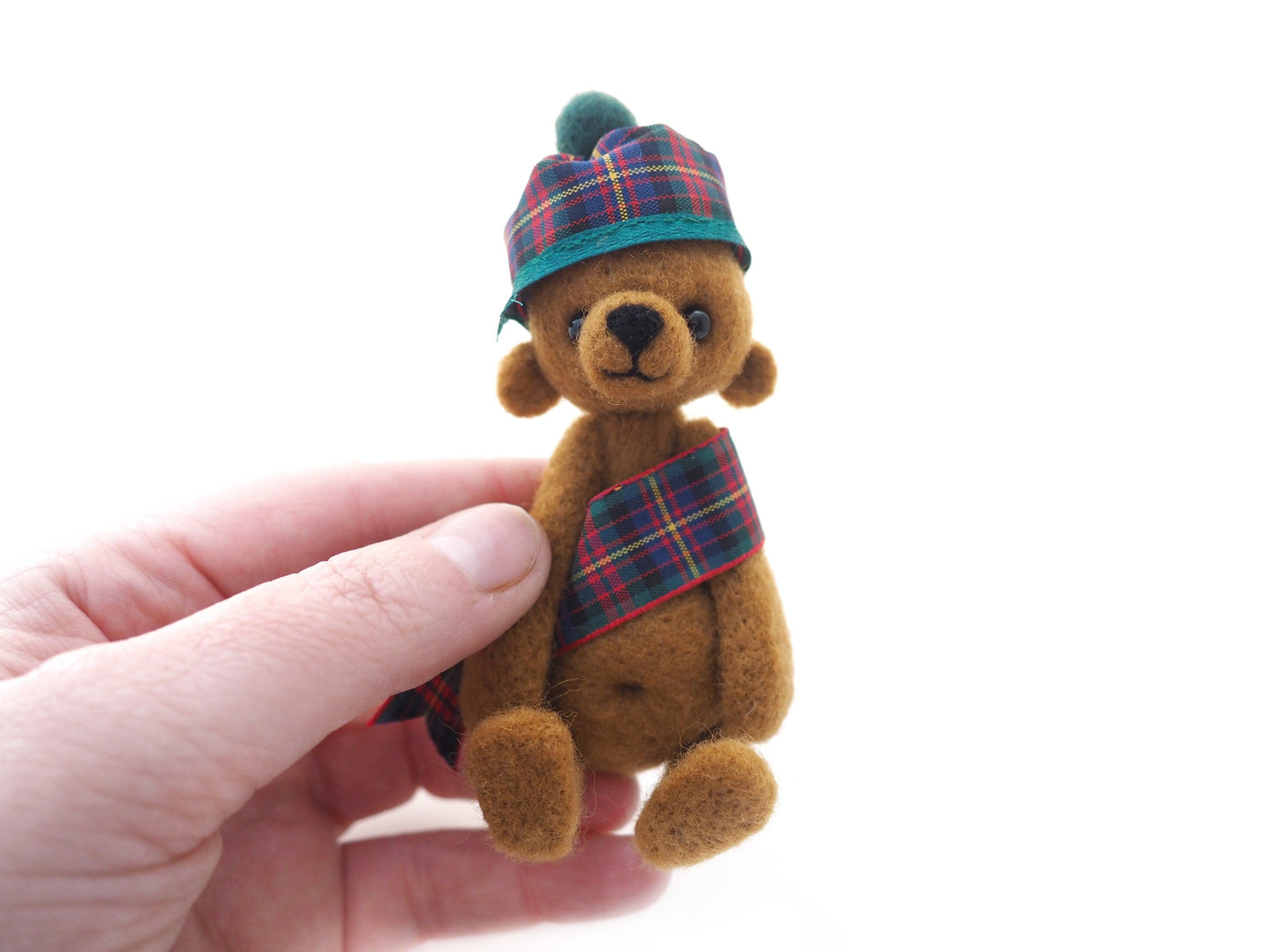 Needle Felted Scottish Artist Bear