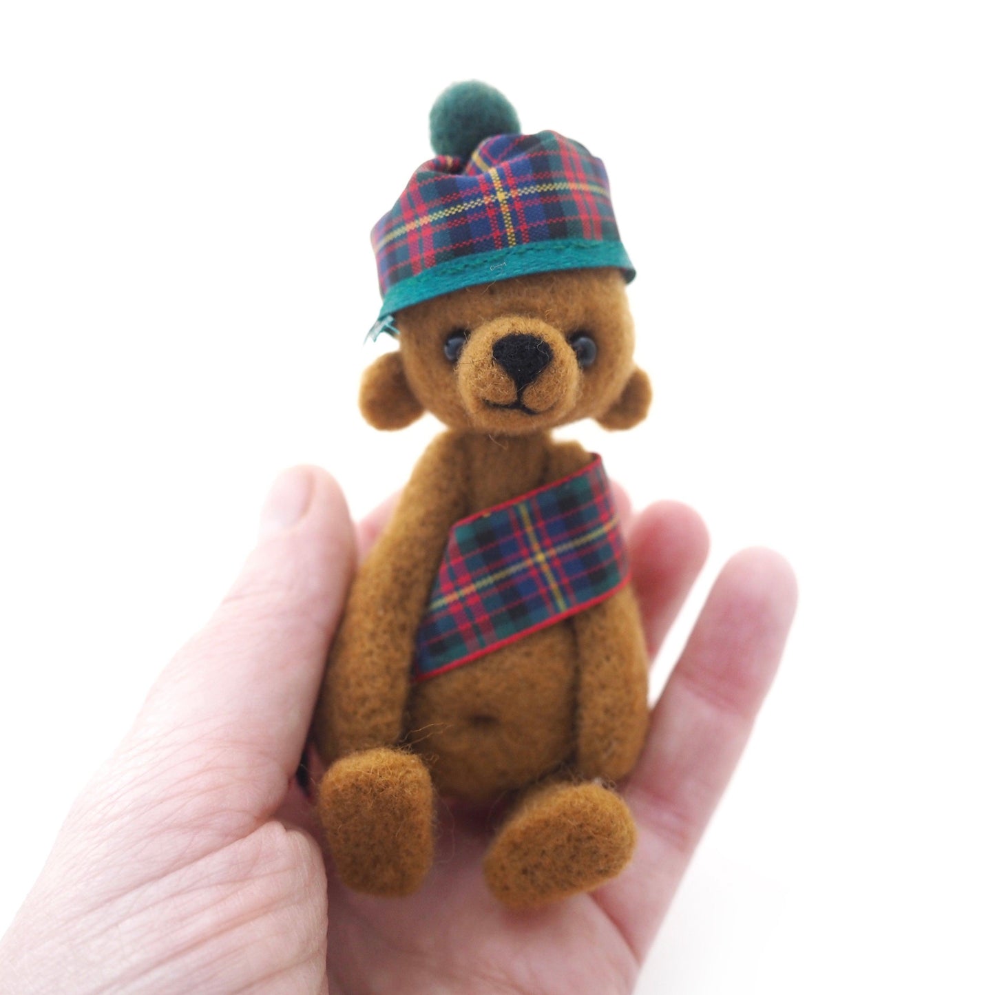 Needle Felted Scottish Artist Bear