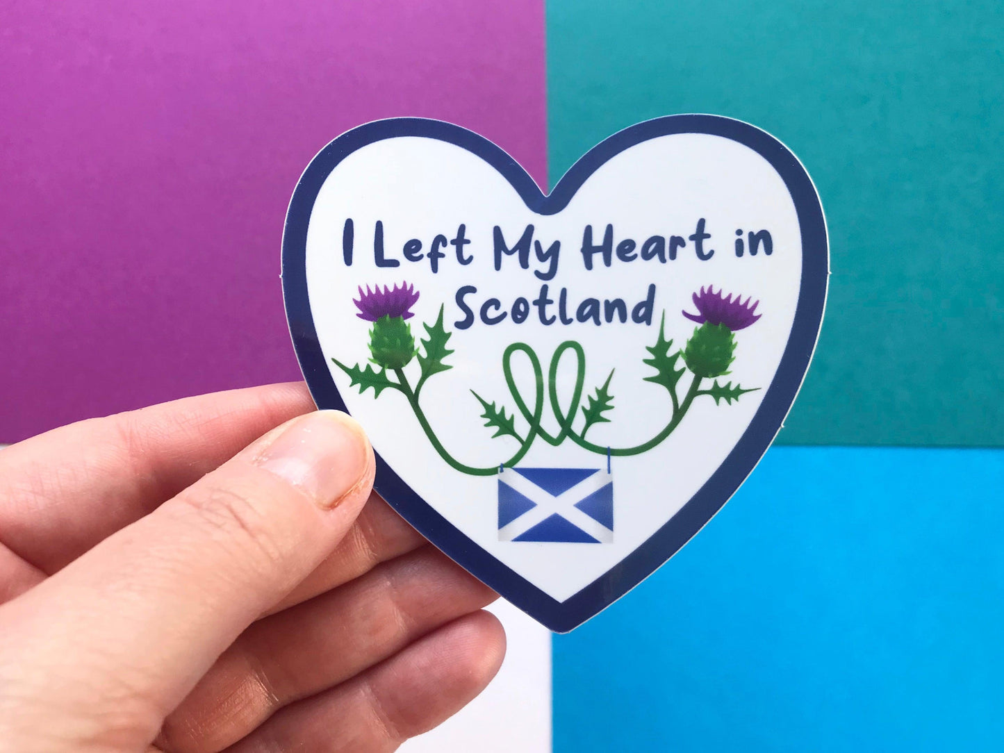Scottish Thistle Gift Set - Pins, Keyring, Stickers, Postcard and Pen!