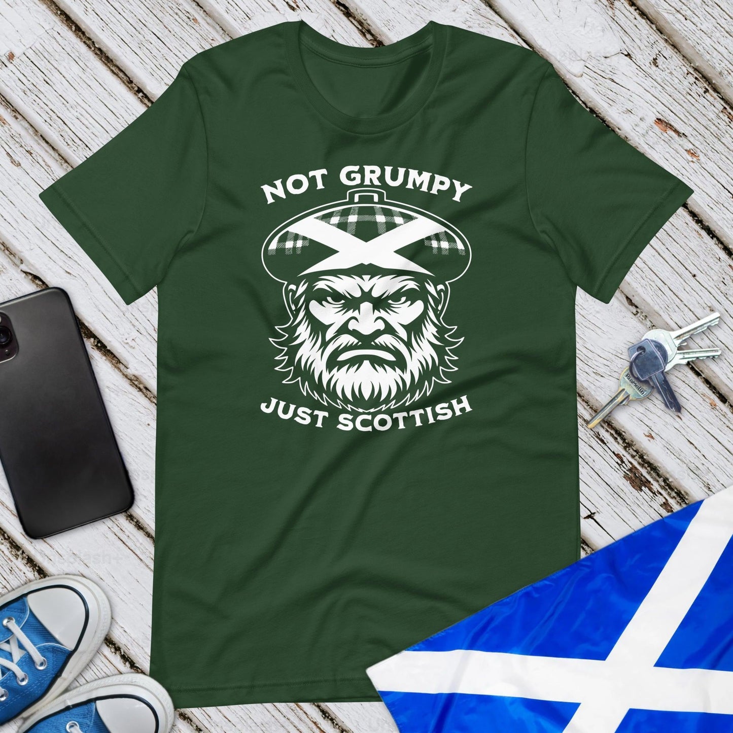 Not Grumpy Just Scottish Unisex T-Shirt