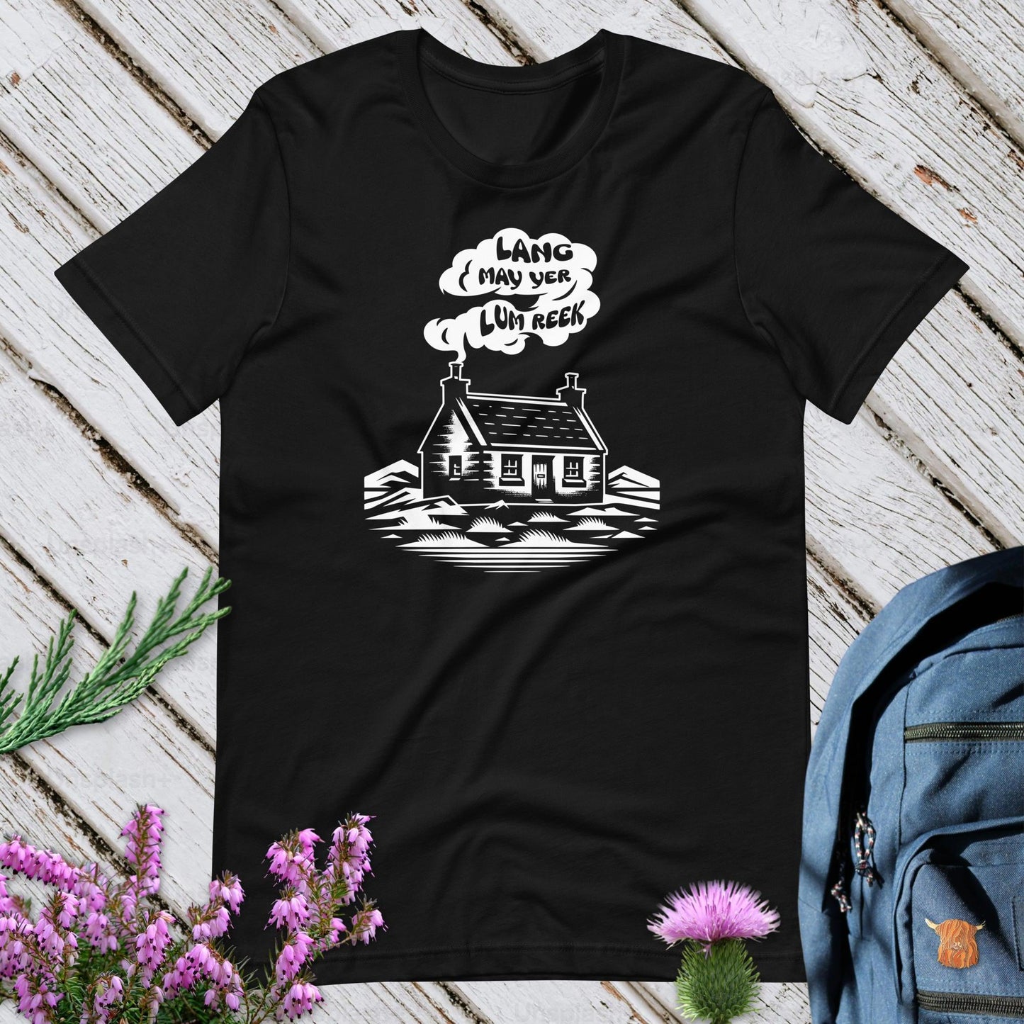 Lang May Yer Lum Reek Unisex T-Shirt