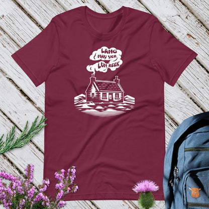 Lang May Yer Lum Reek Unisex T-Shirt