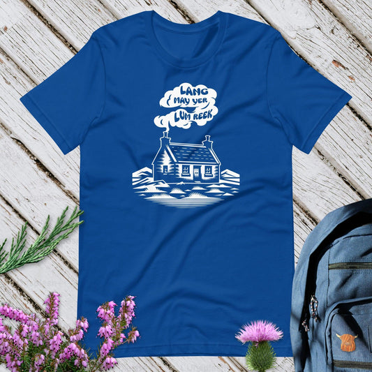 Lang May Yer Lum Reek Unisex T-Shirt