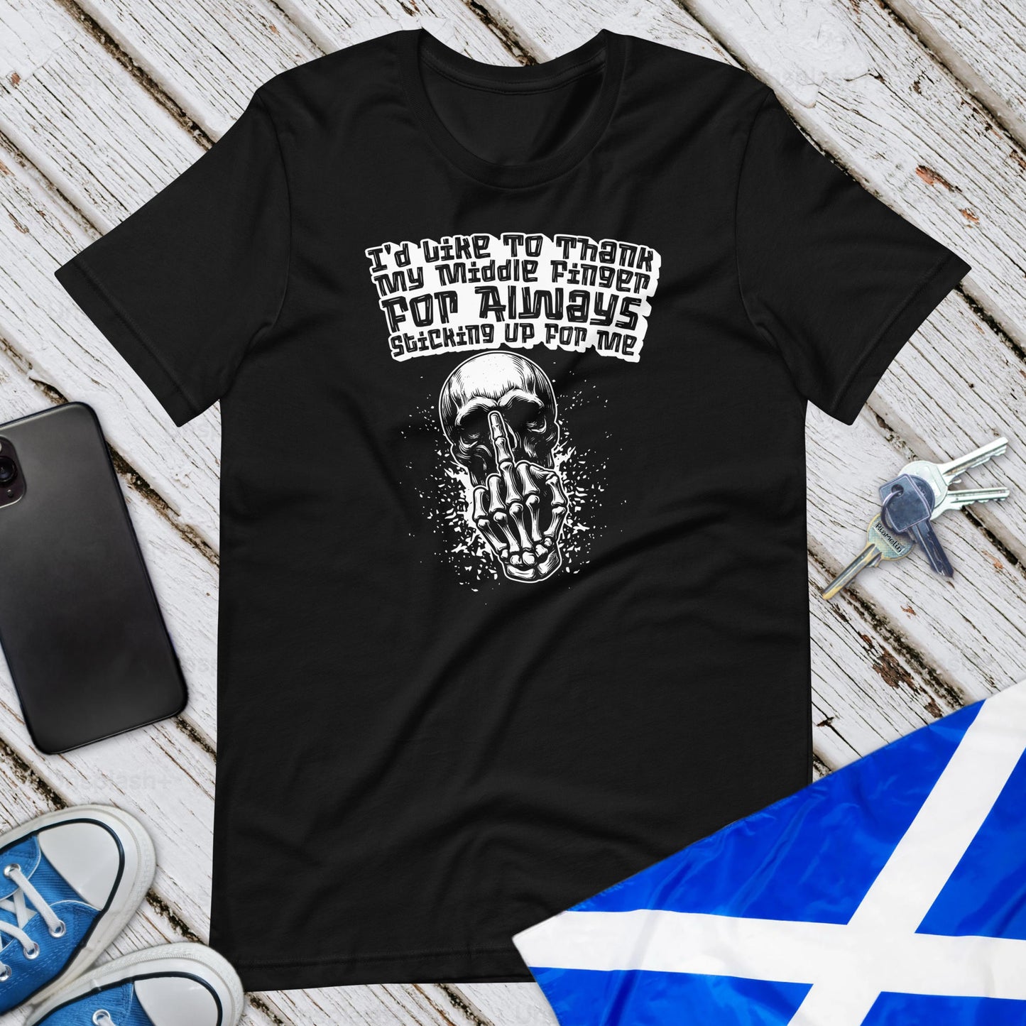 Middle Finger Unisex T-Shirt