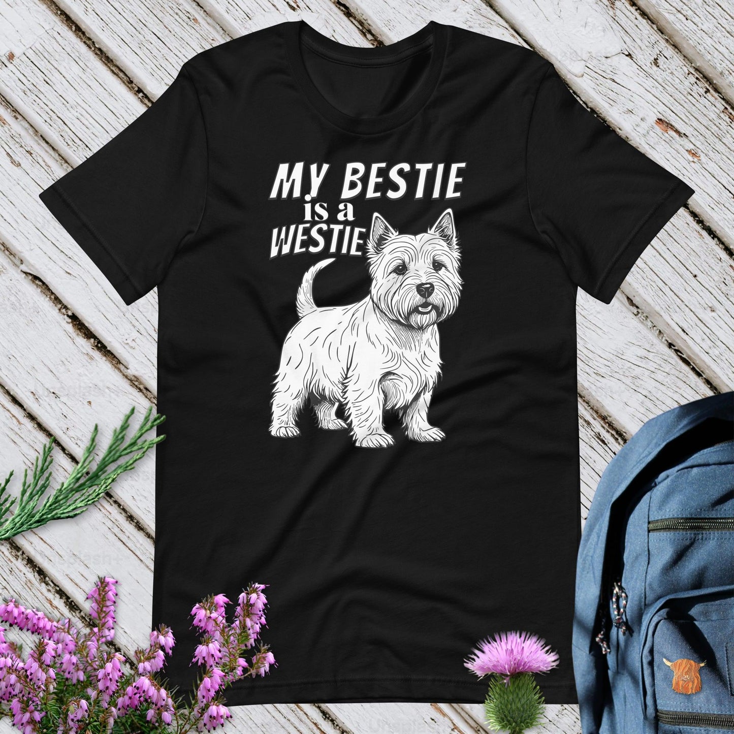 My Bestie Is A Westie Unisex T-Shirt