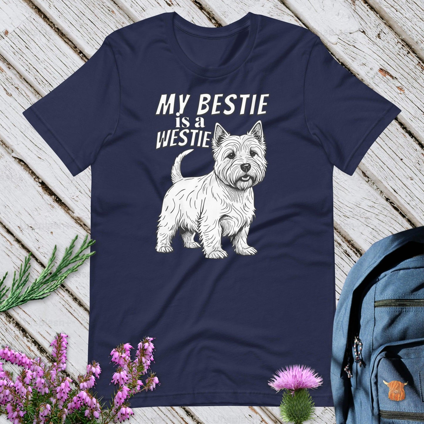My Bestie Is A Westie Unisex T-Shirt
