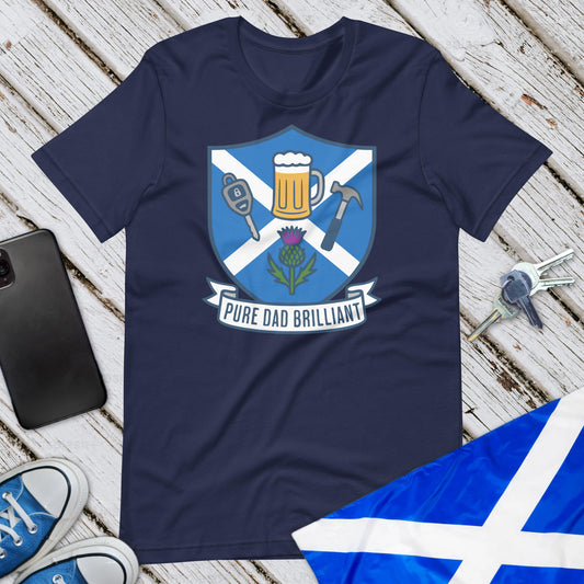 Pure Dad Brilliant Crest T-Shirt