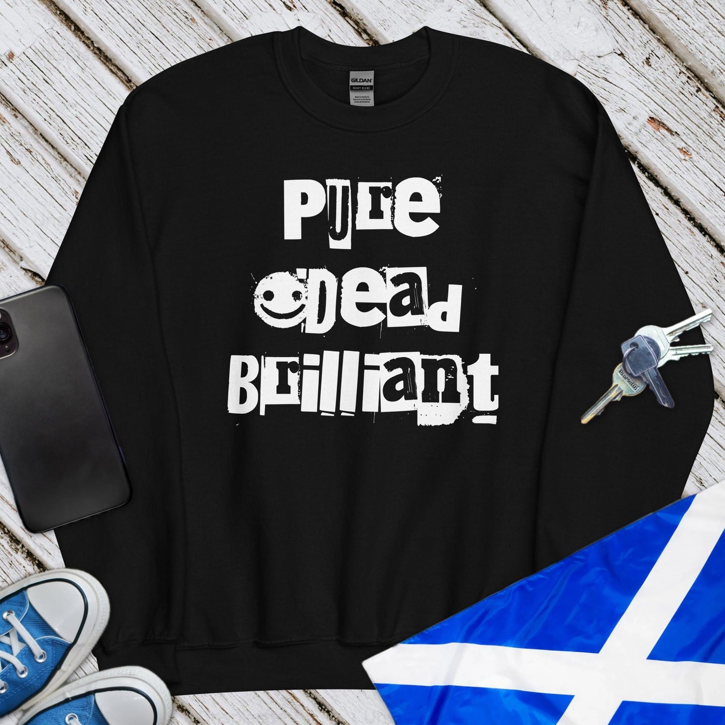 Pure Dead Brilliant Unisex Sweatshirt