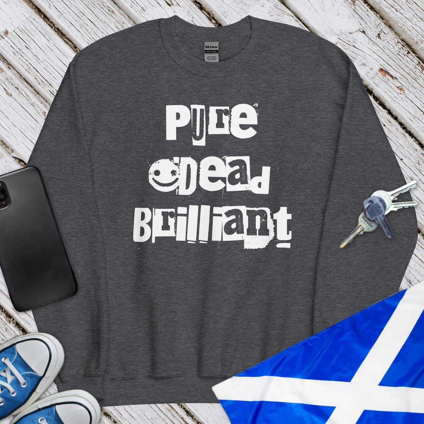 Pure Dead Brilliant Unisex Sweatshirt