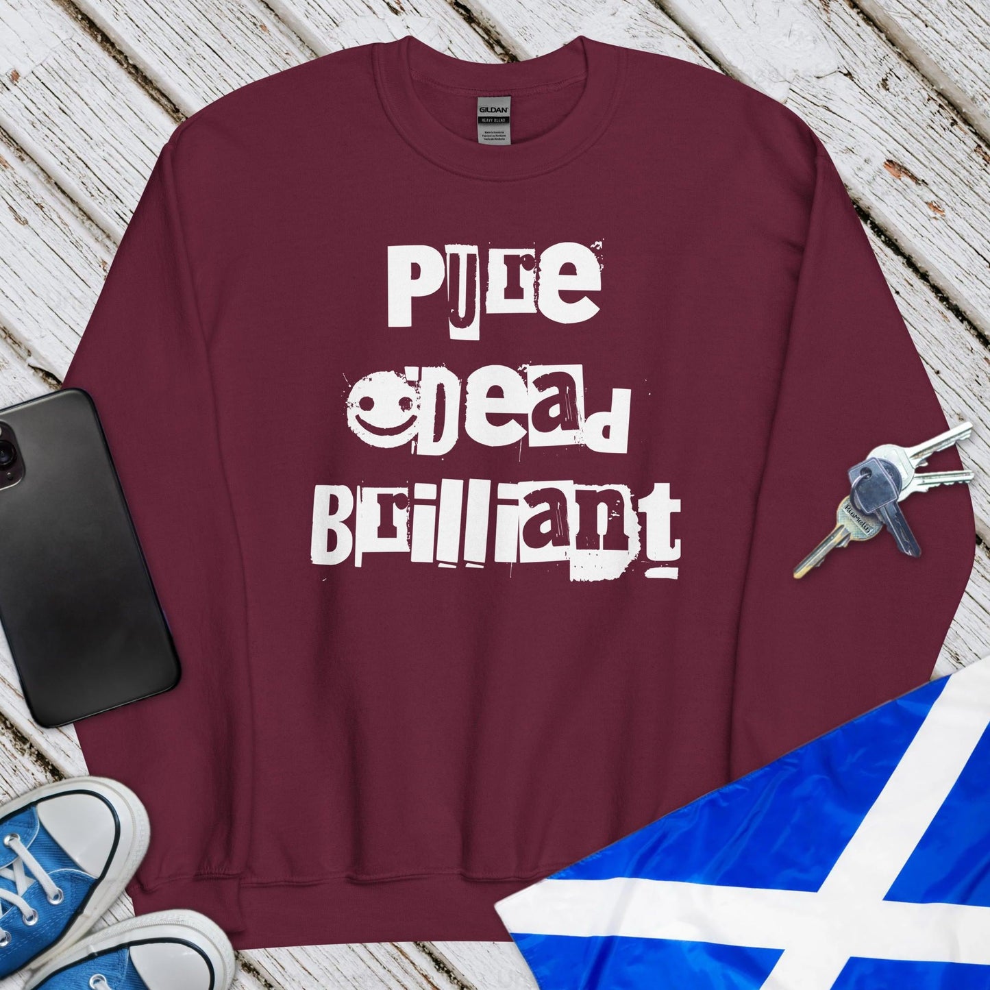 Pure Dead Brilliant Unisex Sweatshirt