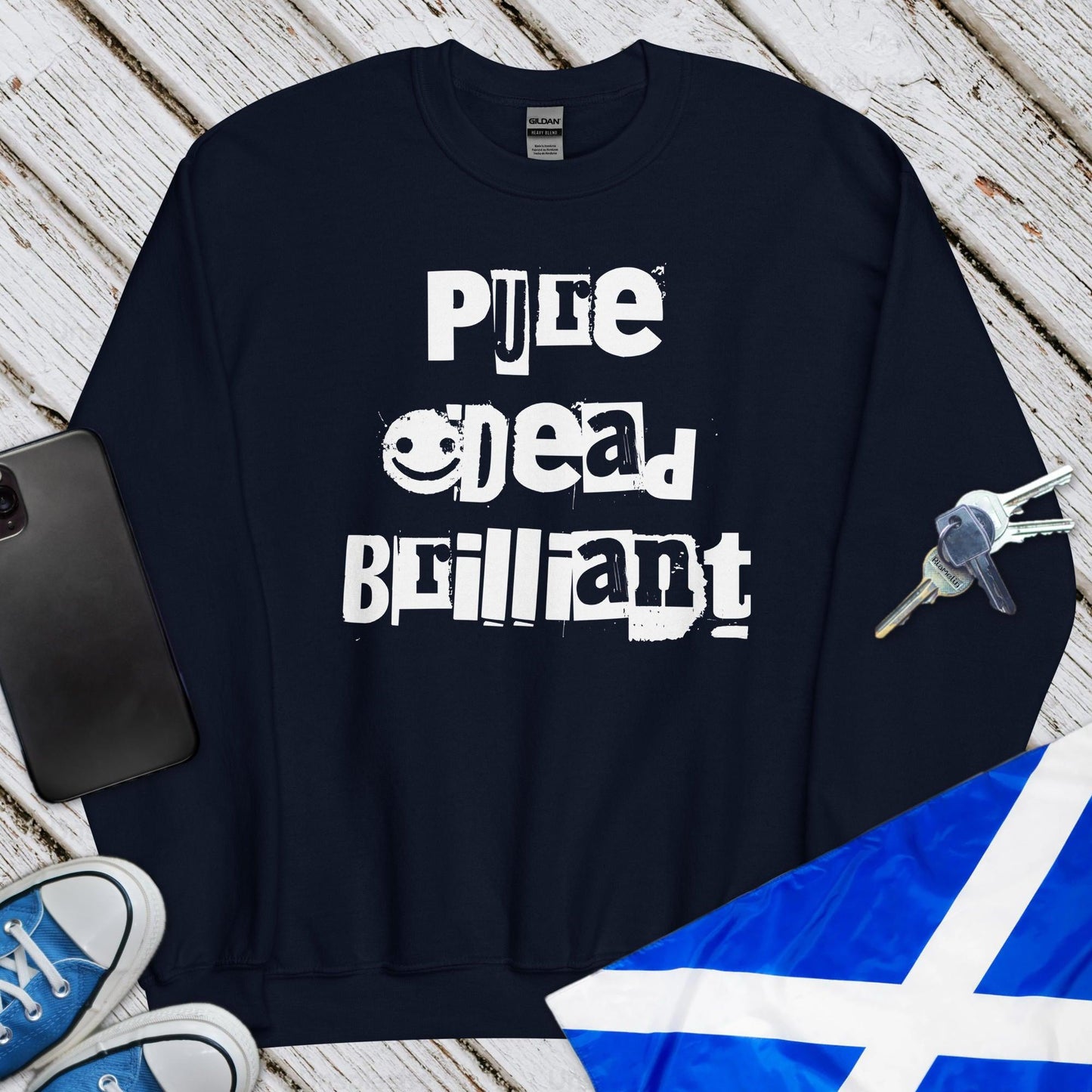 Pure Dead Brilliant Unisex Sweatshirt