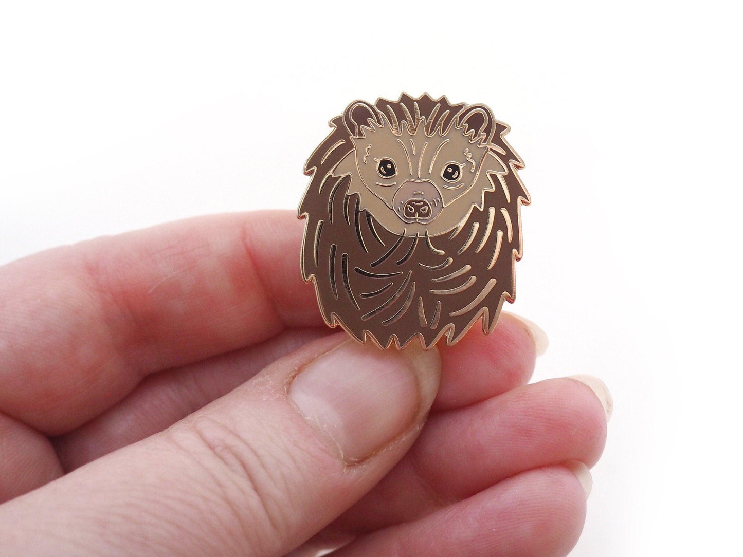 African Pygmy Hedgehog Enamel Pin