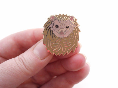 African Pygmy Hedgehog Enamel Pin