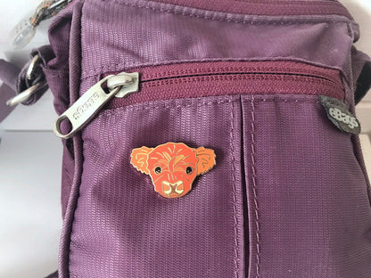 Baby Highland Cow Enamel Pin