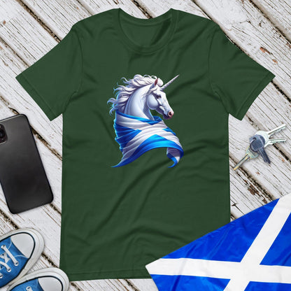 Saltire Unicorn Unisex T-Shirt