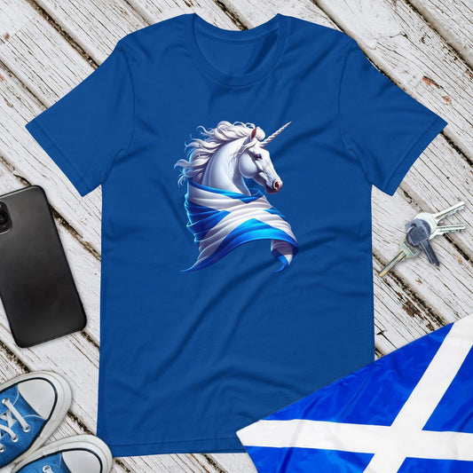 Saltire Unicorn Unisex T-Shirt