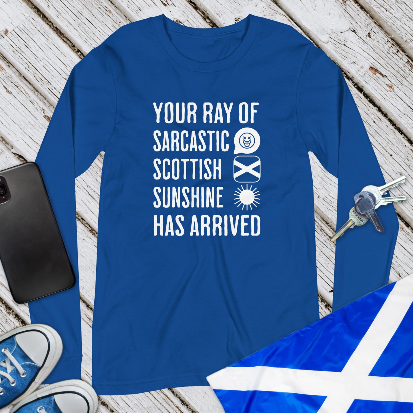 Sarcastic Scottish Sunshine Unisex Long Sleeve T-Shirt