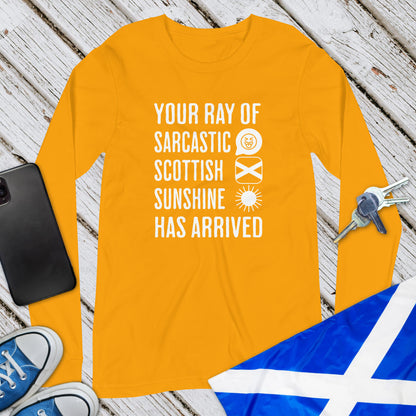 Sarcastic Scottish Sunshine Unisex Long Sleeve T-Shirt