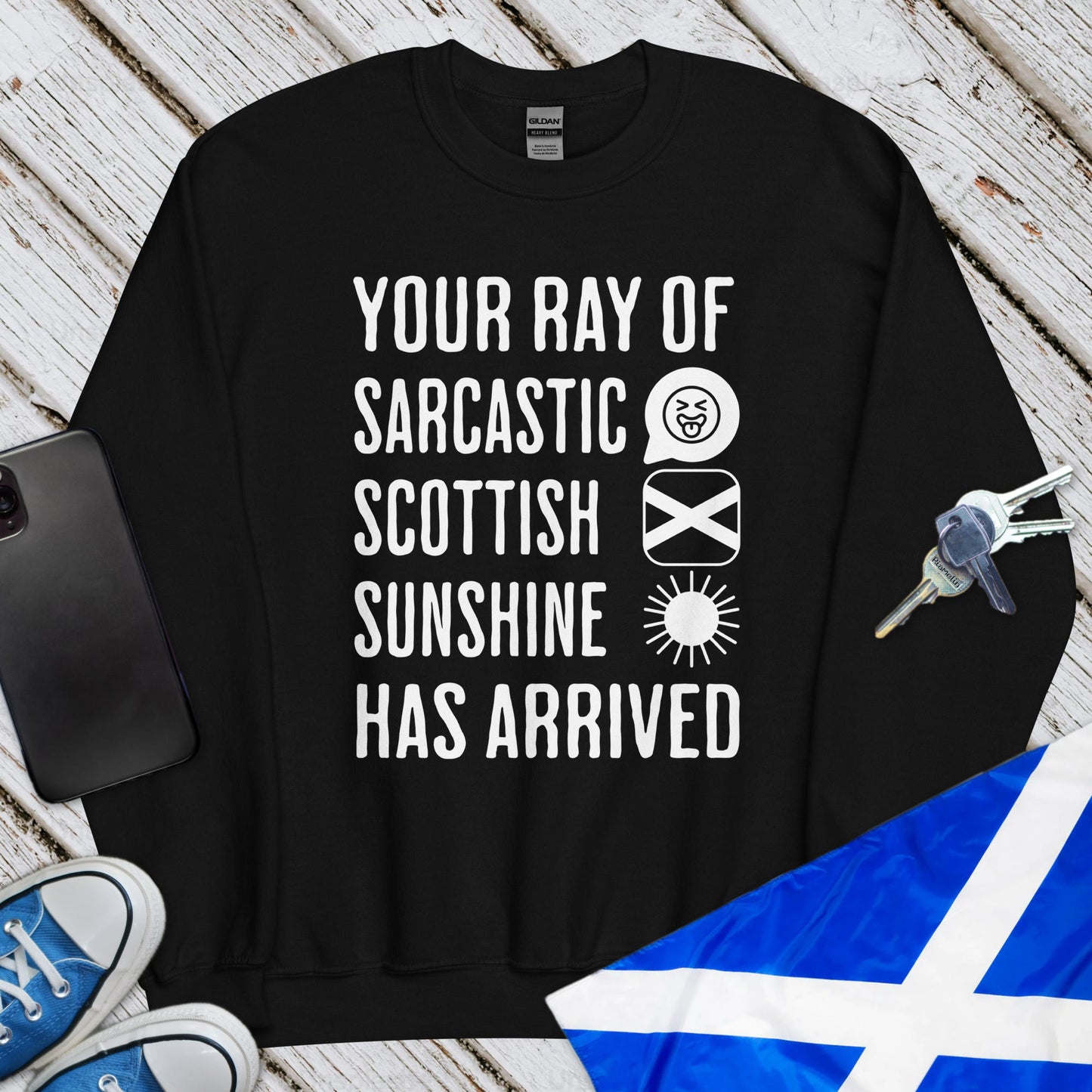 Sarcastic Scottish Sunshine Unisex Sweatshirt