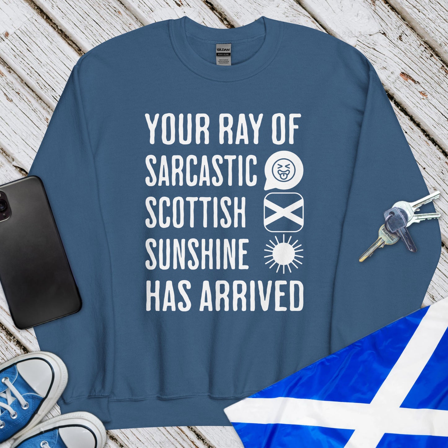 Sarcastic Scottish Sunshine Unisex Sweatshirt