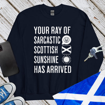 Sarcastic Scottish Sunshine Unisex Sweatshirt