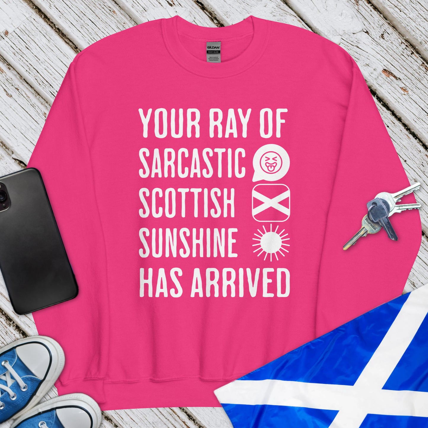 Sarcastic Scottish Sunshine Unisex Sweatshirt