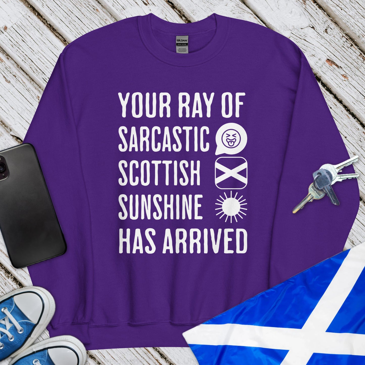 Sarcastic Scottish Sunshine Unisex Sweatshirt