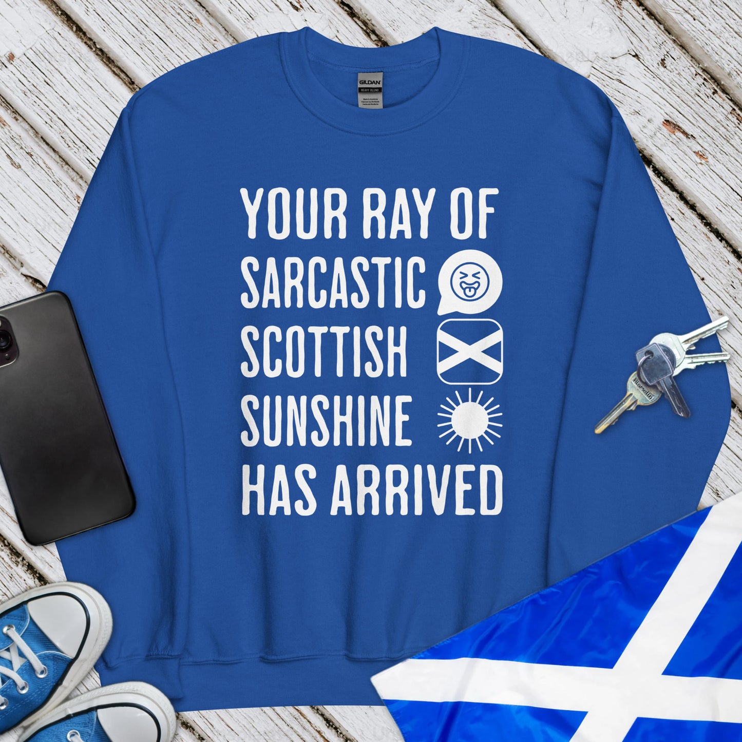 Sarcastic Scottish Sunshine Unisex Sweatshirt